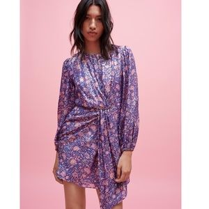 Maje Dahlia Printed Mini Dress